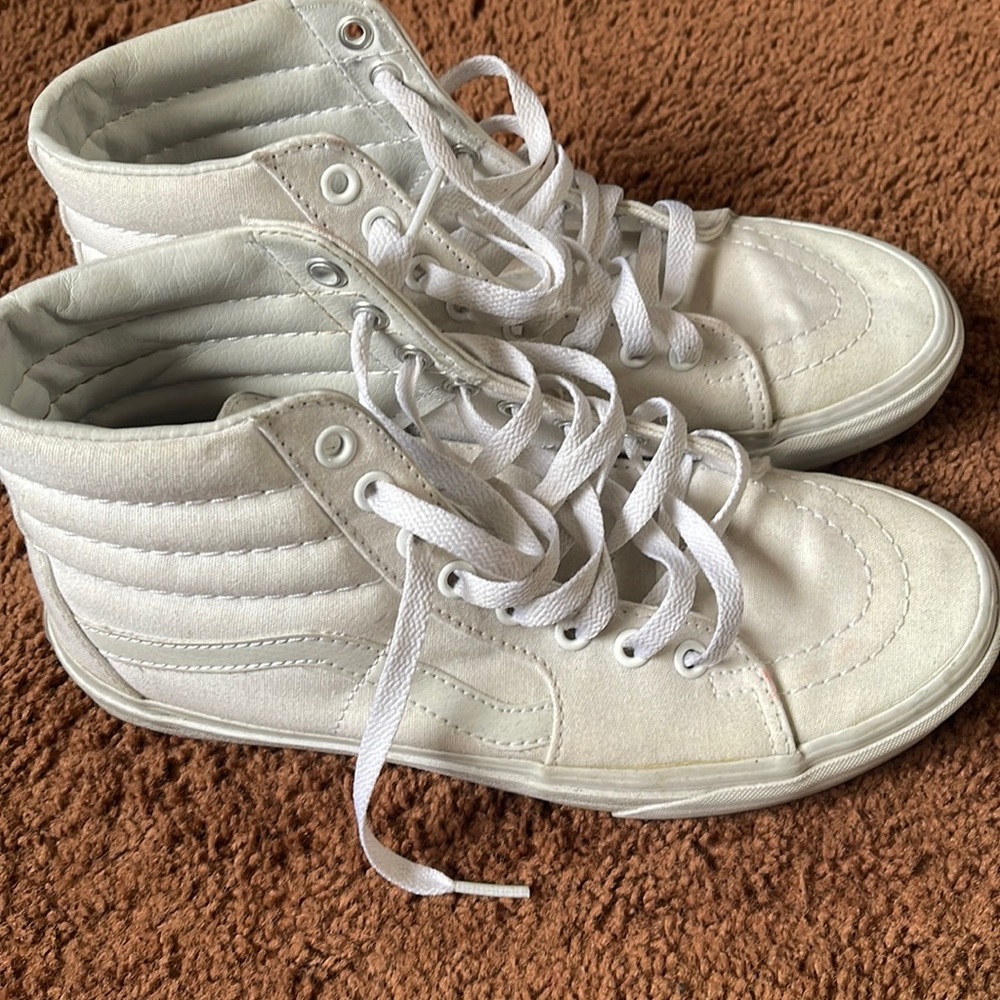White high top vans